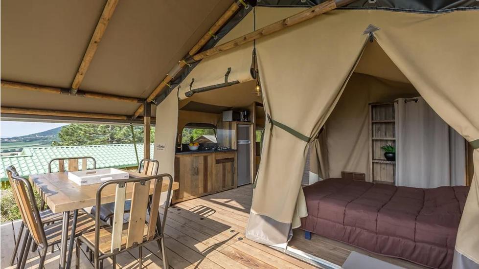 Camping La Vaugelette - Drome Montclar-sur-Gervanne Rum bild